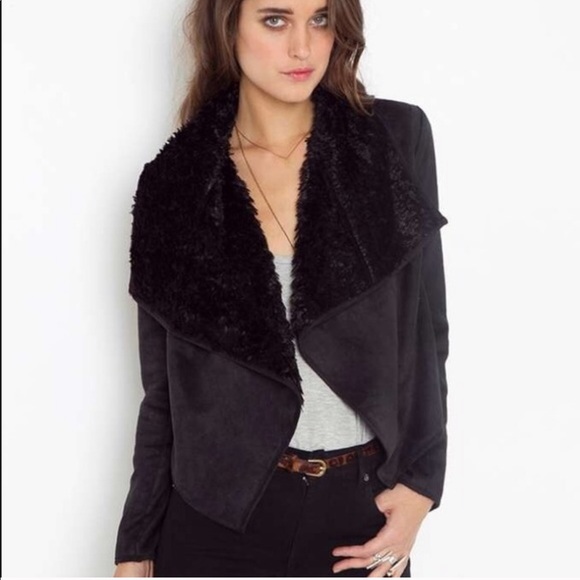Nasty Gal Jackets & Blazers - New Piko 1988 Nasty Gal faux fur lined jacket